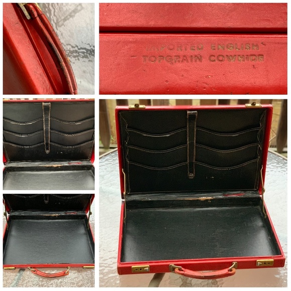 Imported English Topgrain Cowhide Travel Suitcase - Picture 3 of 8